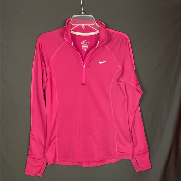 Nike Pink Dri-FIT Quarter-Zip running pullover size medium - Picture 1 of 11